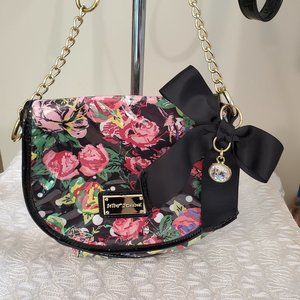 Betsey Johnson Floral Crossbody Purse